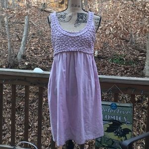 Roberta Freymann Light Purple Button Dress